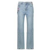 Straight Jeans Desigual FLORA