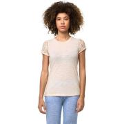 T-shirt Korte Mouw Leone 1947 Woman Short Sleeves Lace