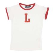 T-shirt Korte Mouw Leone 1947 Girl Short Sleeves College