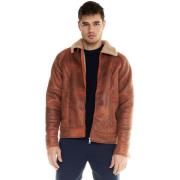 Leren Jas Leone 1947 Man Jacket Sherpa Shades