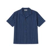 Overhemd Korte Mouw Imago Ether Shirt - Blue