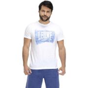 T-shirt Korte Mouw Leone 1947 Man T-Shirt Short Sleeves Indigo