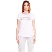 T-shirt Korte Mouw Leone 1947 Woman Short Sleeves Gold Silver