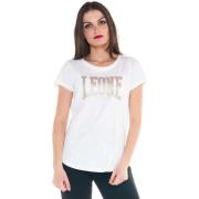 T-shirt Korte Mouw Leone 1947 Woman Short Sleeves Gold Silver