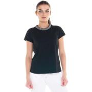 T-shirt Korte Mouw Leone 1947 Woman Short Sleeves Crystal