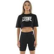 T-shirt Korte Mouw Leone 1947 Woman Crop New Basic