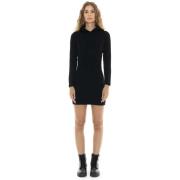 Korte Jurk Leone 1947 Woman Rib Dress Glam Winter