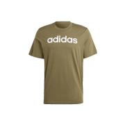 T-shirt Korte Mouw adidas T-shirt Essentials avec logo brodé - kaki