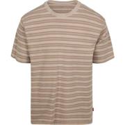 T-shirt Korte Mouw Levis T-Shirt Streep Vintage Kaki