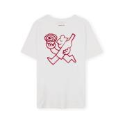 T-shirt Korte Mouw Imago T-Shirt Nata - White