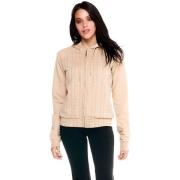 Fleece Jack Leone 1947 Woman Hoody Bonded Full Zip Greyss