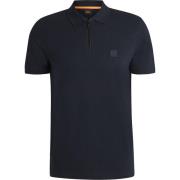 T-shirt BOSS Passerzip Half Zip Polo Navy