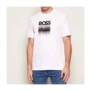 T-shirt Korte Mouw BOSS Camisetas Hombre Modèle Te Insignia