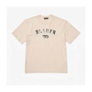 T-shirt Korte Mouw Blauer Camisetas Hombre Modèle Selkirk