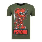 T-shirt Korte Mouw Local Fanatic Psycho Mouse Party G