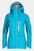 Mammut Norwand Light Hooded Hardshell Jas Dames Middenblauw