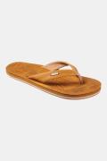 Reef Drift Away Leather Caramel Slipper Dames Caramel