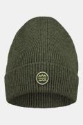 Buitenmens Weekend Recycled Beanie Donkerkaki