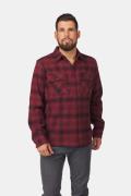 Ayacucho Heavy Flannel Shirt Donkerrood/Geschakeerd