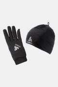 Odlo Set Polyknit Hat + Gloves Zwart