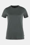 Fjällräven Abisko Wool T-shirt Dames Donkergrijs