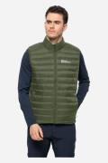 Jack Wolfskin Pack & Go Down Vest M Donkergroen