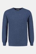 Blue Loop Originals Weekend Sweater Middenblauw/Donkerblauw