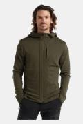 icebreaker Quantum Iii Ls Zip Hood Donkergroen