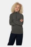 Protest Willowy JR 1/4 Zip Trui Junior Donkergroen