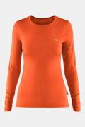 Fjällräven Bergtagen Thinwool Longsleeve Dames Oranje