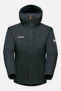 Mammut Rime In Flex Hooded Jacket Men Zwart/Zwart