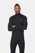 Odlo Bl Top Turtle Neck L/S Half Zip Active Warm Eco Zwart/Donkergrijs