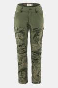 Fjällräven Keb Trousers Curved W Groen/Ass. Camouflage
