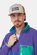 Patagonia P-6 Logo Trucker Hat Beige/Donkerkaki