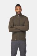 Woolpower Full Zip Jacket 400 Unisex Midlayer Donkergroen