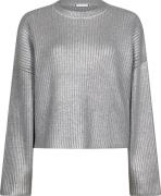 Co'couture Trui Cropped Zilver dames