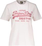 Superdry T-Shirt Metallic Roze dames