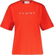 Selected Femme T-shirt Vilja Rood dames