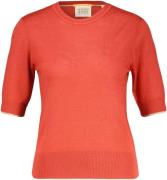 Scotch & Soda Short sleeved crew neck pullover Rood dames