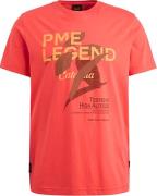 Pme Legend Short sleeve r-neck single jersey Oranje heren