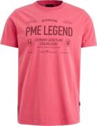 Pme Legend Short sleeve r-neck single jersey Roze heren
