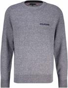 Tommy Hilfiger speckled mouline graphic c neck Grijs heren