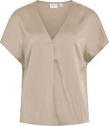 Vila Top Ellette Beige dames