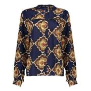 Geisha Blouse Blauw dames