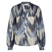 Nukus Blouse Prestonia Blauw dames