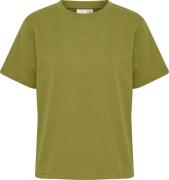 Ichi T-shirt Palmer Loose Groen dames