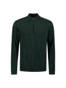 No Excess Pullover Half Zip 2 Coloured Melang Groen heren