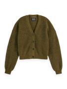 Scotch & Soda FUZZY RELAXED CARDIGAN Groen dames