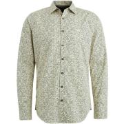 Pme Legend Long Sleeve Shirt Print On Poplin Beige heren