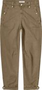 Summum Pantalon Rough Twill Groen dames